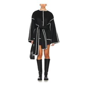 Tularosa Scalloped Black Bailey Size S Jacket